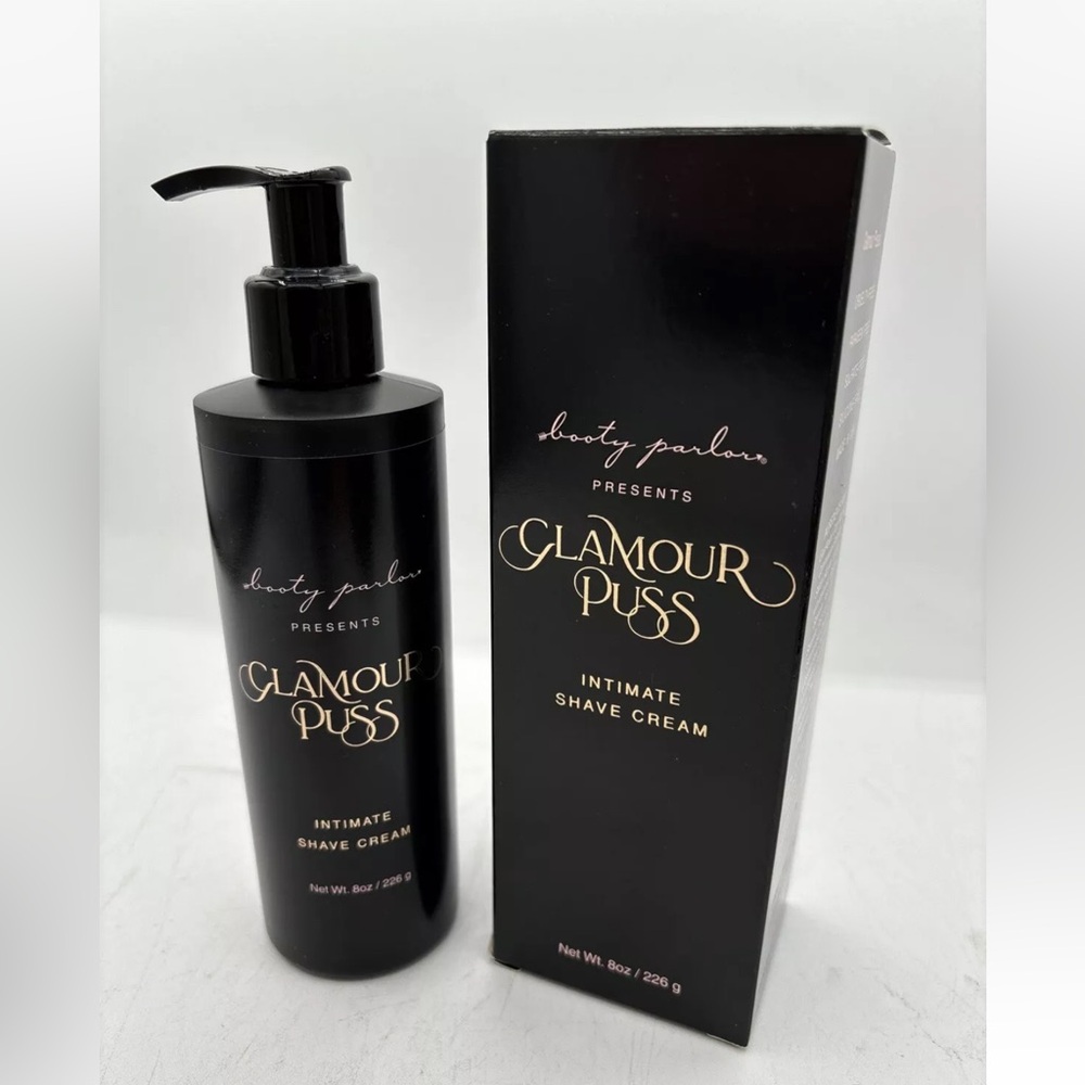 Booty Parlor Intimate Shave Cream Glamour Puss 8oz NEW
